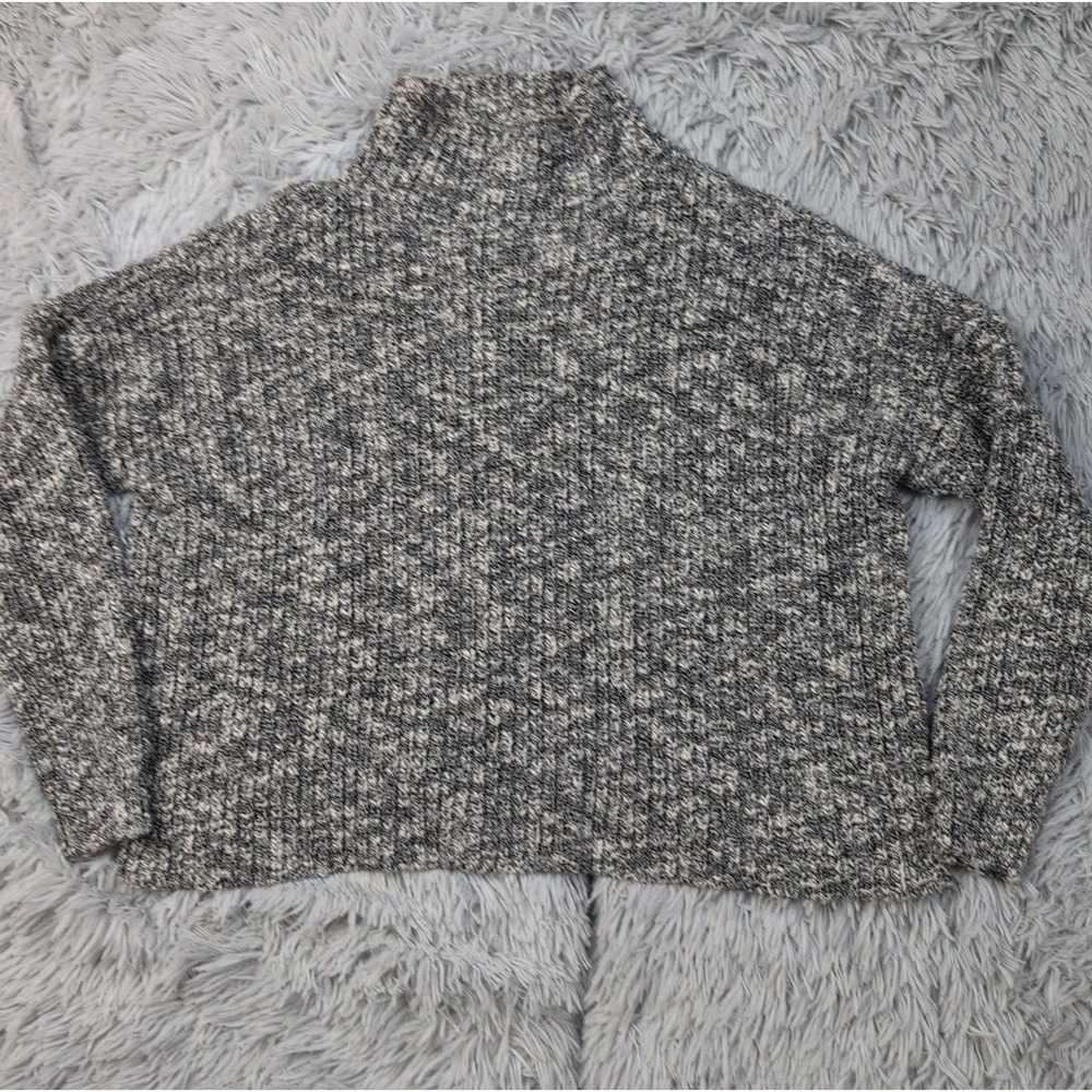Miou Muse Sweater Womens S Gray Sparkly Cozy Comfort Casual Oversized